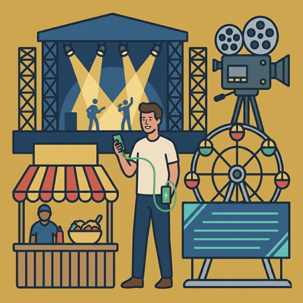 Las Vegas Music festivals, Film festivals, Food festivals, Amusement parks, Las Vegas Business events